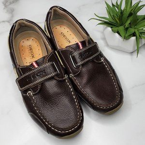NWOB ITALIAN GEOX RESPIRA Leather Sneaker, Size 5